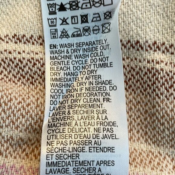 Roxy Sunlight Rider Stripe Hooded Cotton Shirt Jacket Shacket M - Picture 12 of 16